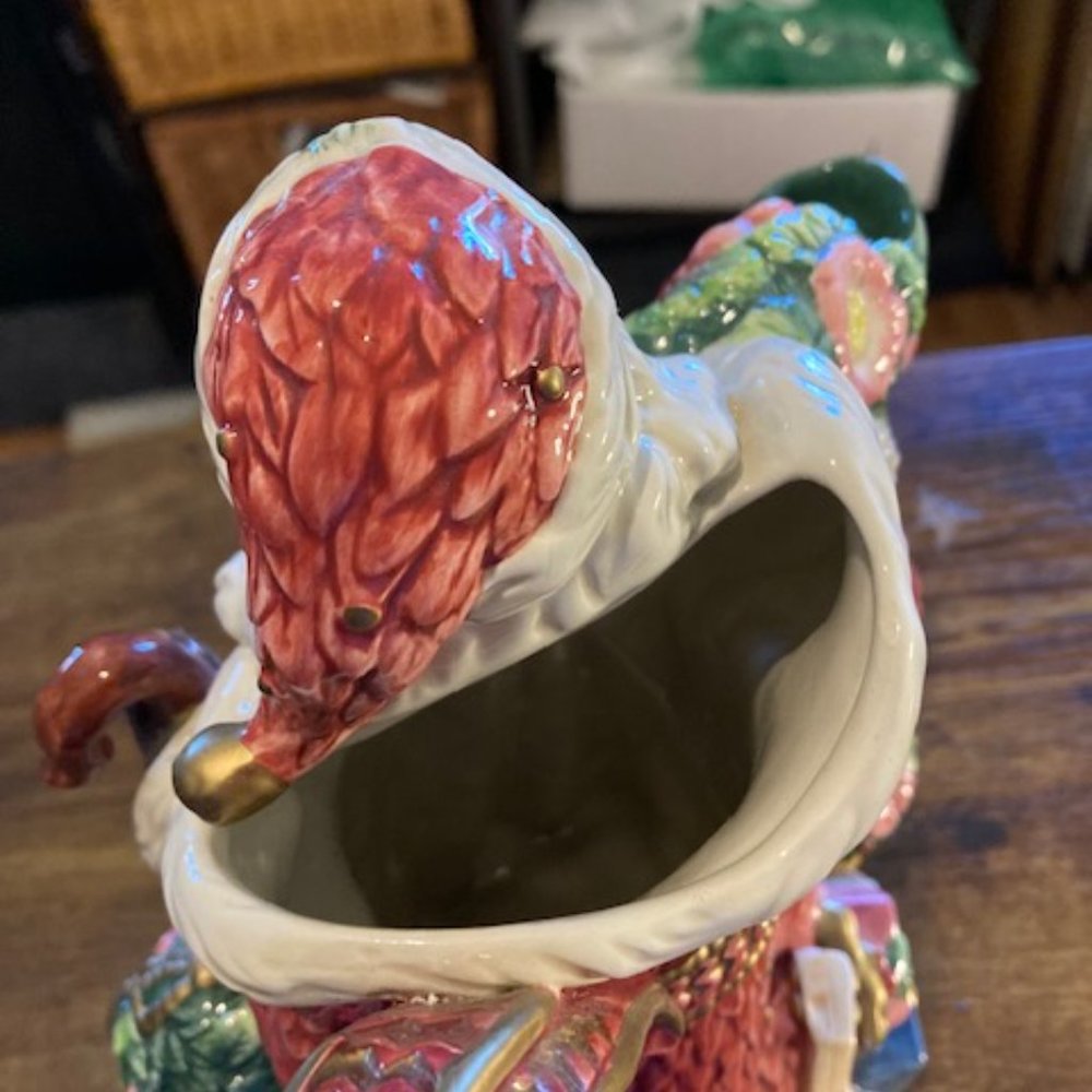 COPY - Fitz & Floyd vintage Santa Claus water pitcher - Picture 5 of 8